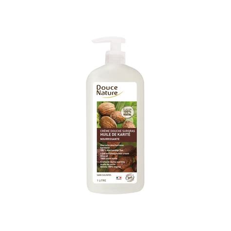 Douce Nature Crème douche surgras BIO 1 litre SOIN CORPOREL Hygiène