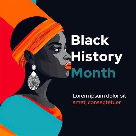 Premium Vector Vector Black History Month Design