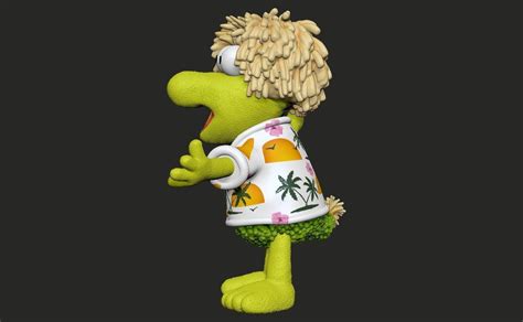 Fraggle Rock Wembley colored 3D model 3D printable | CGTrader