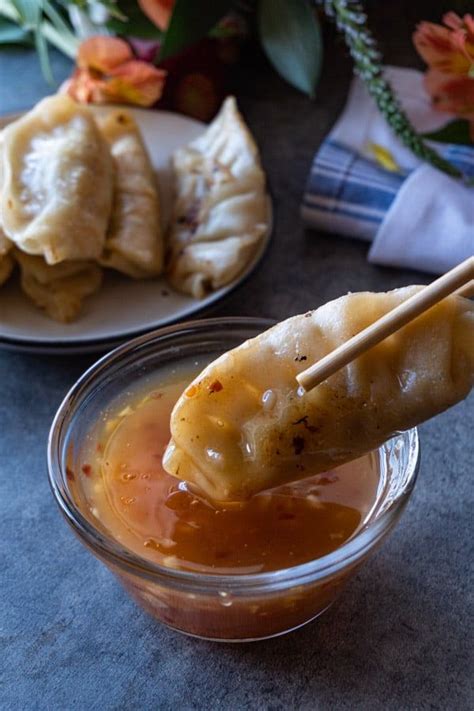 The Best Gyoza Sauce Easy Sweet And Spicy Recipe Asian Dipping