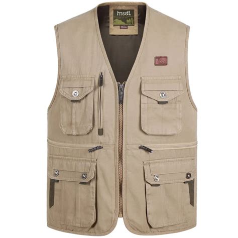 New Men's Photographer Vest Multi Pockets Cheap Vests Shooting Waistcoat Vest Walking Travel ...