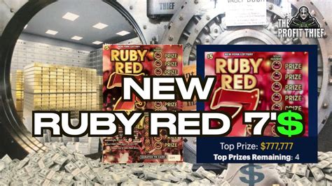 Scratch Off Tickets New York Lottery Ruby Red S Scratch Card Win