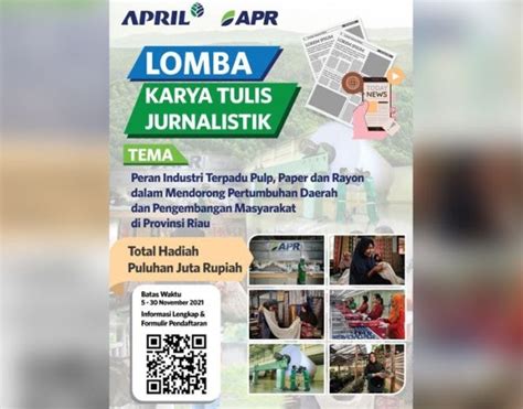 Lomba Karya Tulis PT RAPP Dan PT APR Untuk Jurnalis Riau