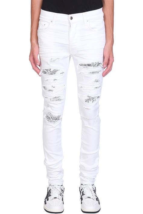 Amiri Jeans In Denim - Men in White for Men | Lyst