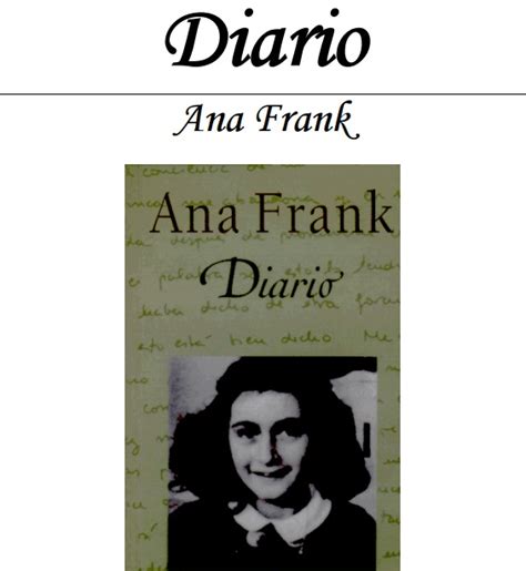 Diario de Ana Frank Libro digital Informaciones teóricas y prácticas