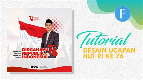 Cara Desain Pamflet Hut Ri 76 Di Pixellab Part 2 Pixellab Tutorial