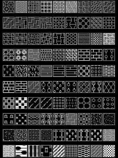 Hatch AutoCAD Gratis Tejas Madera Piedra DWGAutoCAD