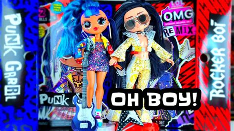 LOL Surprise OMG Remix Punk Grrrl And Rocker Boi Unboxing Instant Ry