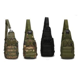 Bolsa Transversal Tática Militar Peito Ombro Camuflada Impermeável