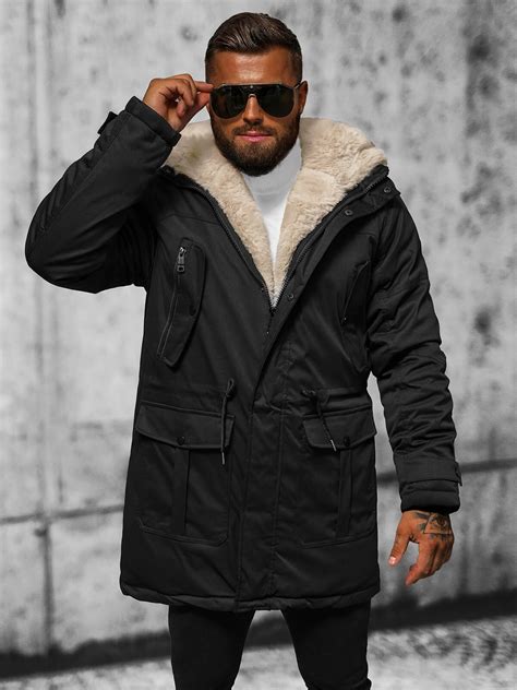 Herren Winterjacke Schwarz Ozonee Js M Ozonee