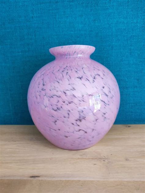 Verrerie De Clichy Pantin Legras Cie Grand Vase Boule Moderniste