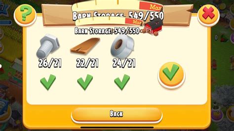 UPGRADING THE BARN HAY DAY GAMEPLAY LVL 47 YouTube