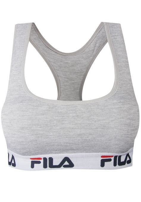 Fila Bustier Bra Woman Ohne Bügel Und Ohne Polsterung Grau Online Kaufen Im Bh Shopde