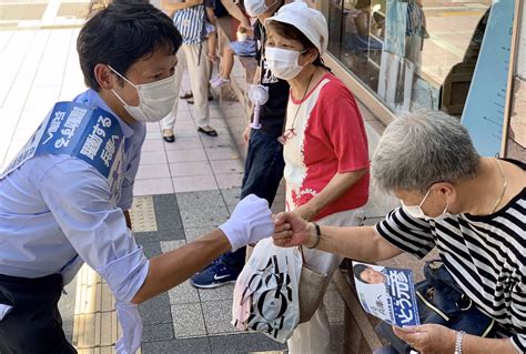 兵庫県知事 さいとう元彦 on Twitter JR六甲道駅での正午の街頭演説です暑いです汗がとまりませんからだがぐちゃぐちゃです