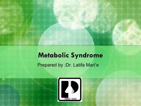 Ppt Metabolic Syndrome Powerpoint Presentation Free Download Id