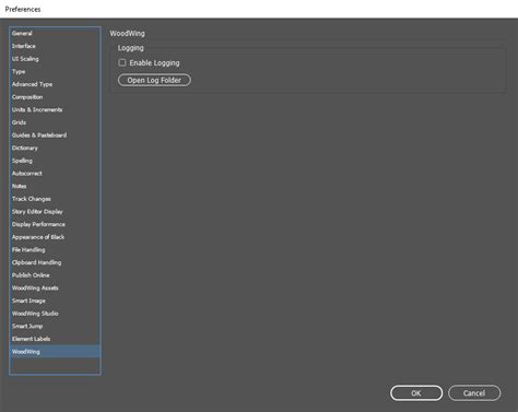 Enabling Logging For Assets For Indesign Home