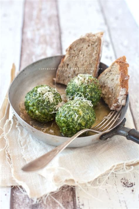 Canederli Al Formaggio E Canederli Agli Spinaci Trattoria Da Martina