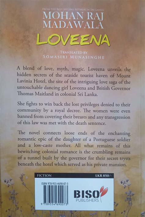 Loveena Written By Mohan Raj Madawala මොහාන් රාජ් මඩවල And