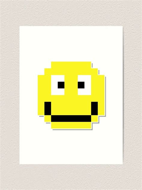 "8 Bit Emoji - Smiley" Art Print for Sale by MGMBrothers | Redbubble