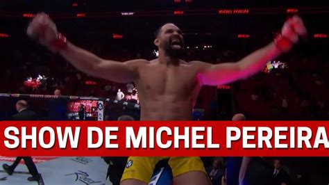 LUTA MICHEL PEREIRA UFC 299 BRASILEIRO DÁ SHOW E FINALIZA MICHAL