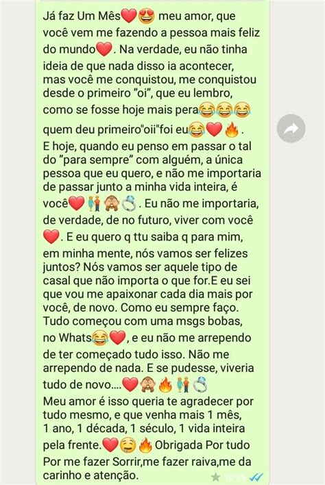 Ideia De Texto Para Namorado - 8 ideias de Texto dia dos namorados | surpresas para namorado ...