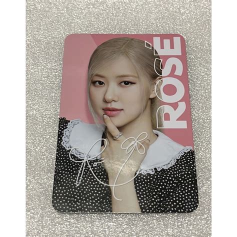 Photocard ONLY ROSE BLACKPINK X OREO LIMITED Shopee Philippines