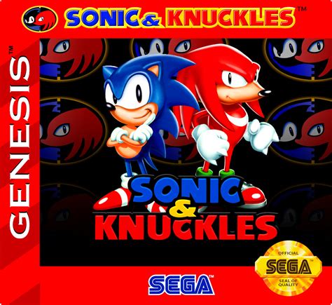 Sonic and Knuckles SEGA GENESIS label by Arch2626 on DeviantArt