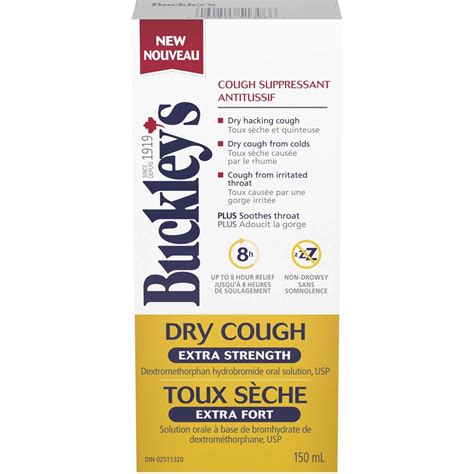 Buckley’s Dry Cough Extra Strength Syrup 150ML – Non-Drowsy Relief for