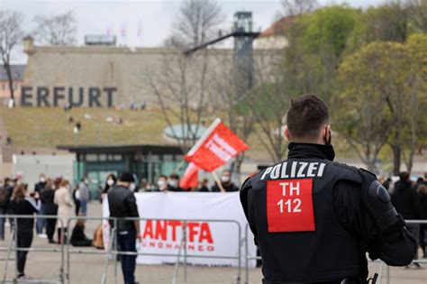 Mai Demos in Thüringen Brennpunkte in Erfurt und Weimar Thueringen24