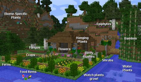 Plant Mega Pack Mod For Minecraft 1 9 1 8 9 1 7 10