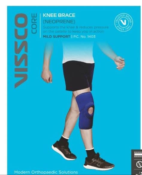 Vissco Neoprene Knee Brace Patella Pc 1403 S M L XL XXL At Rs 1025