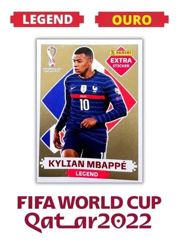 Figurinhas Legend Copa Gold Mbappe Neymar Cr Messi Venda Em