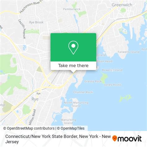 How to get to Connecticut / New York State Border in New York - New ...