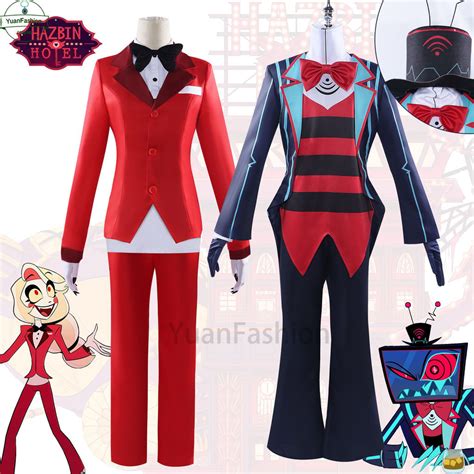 ready stock hazbin hotel cosplay charlie cosplay charlotte