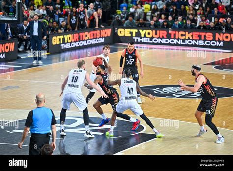 London Lions V Veolia Towers Hamburg In The Euro Cup Of Basketball At