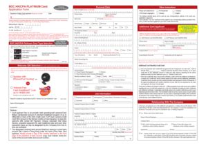 Fillable Online Boc Hkicpa Platinum Card Application Form Hong Kong