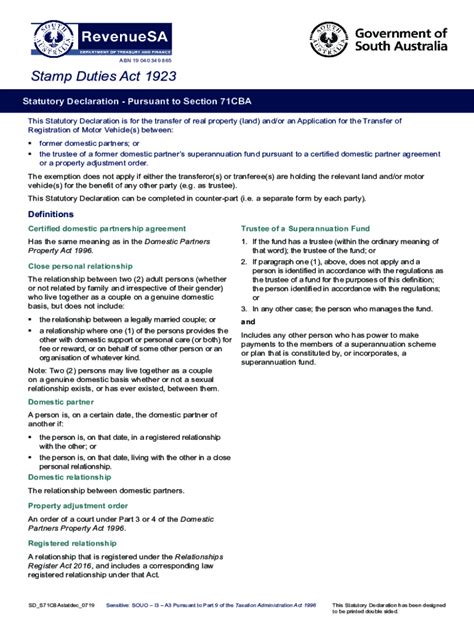 Fillable Online Motor Vehicle Transfer Beneficiary Ex Gratia Payment Statutory Fax Email