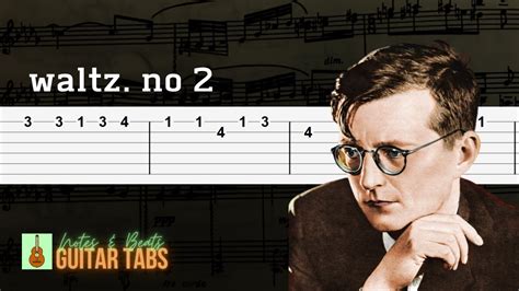 Dmitri Shostakovich Waltz No 2 Guitar Tab Youtube