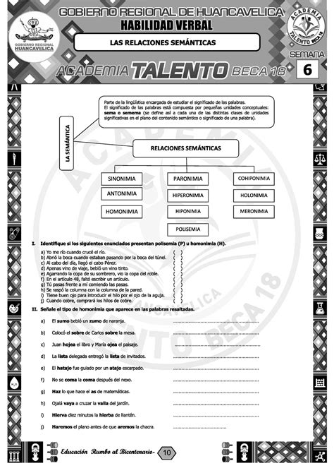 Habilidad Verbal Solucionario De Ejercicio Y Propuestas Lectura De