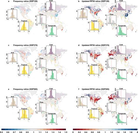 Future Changes In Drought Frequency And RP30 Ratios By The End Of 21st