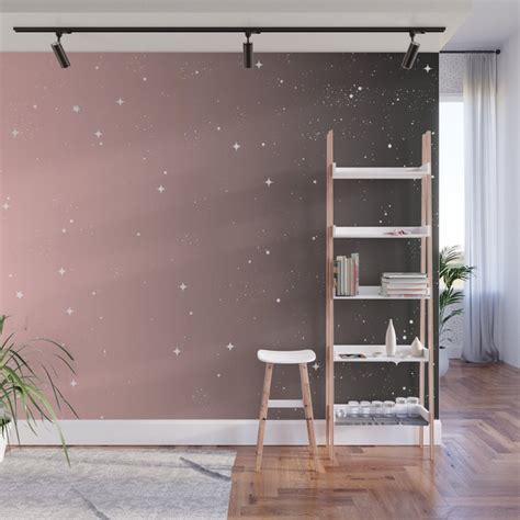 Keep On Shining Pink Mist Wall Mural By Silverpegasus Society6