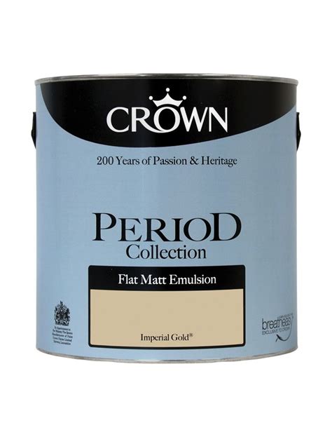 Imperial Gold Matt Period Collection Crown Paints