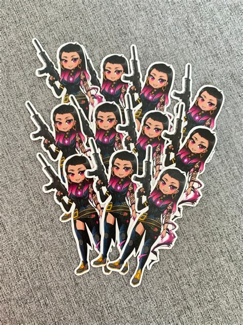 Chibi Reyna Valorant Sticker Etsy