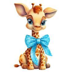 Adorable Baby Giraffe Clipart Transparent PNG Cute Giraffe