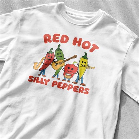 Red Hot Silly Peppers Shirt Walmart