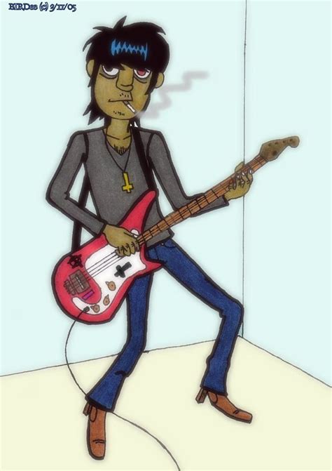 Murdoc And His Bass Gorillaz Bass Deviantart