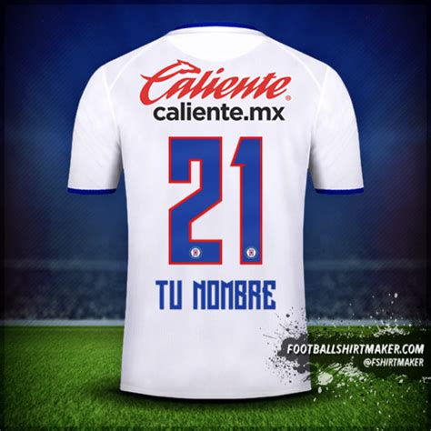 Camiseta Cruz Azul Ii N Mero Tu Nombre Jersey Marks Club