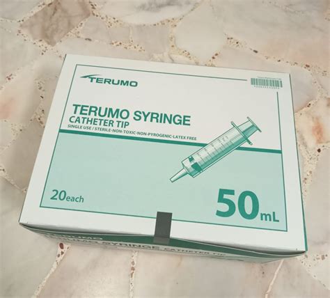 Ml Terumo Syringe Catheter Tip For Feeding Tube Health Nutrition