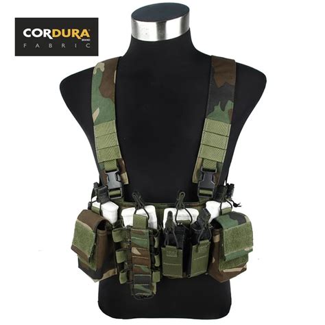 Tmc D Mittsu D3 Cr Tactical Chest Rig Woodland Military Combat Vest