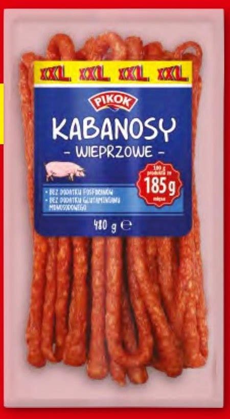 Kabanosy Pikok Promocja Lidl Ding Pl